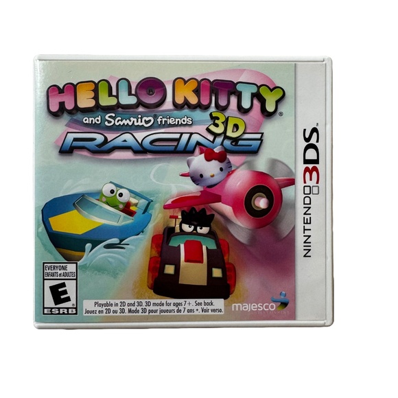 Hello Kitty and Sanrio Friends 3D racing game for Nintendo 3DS. - Picture 1 of 5